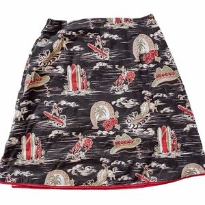 3/$35 Agogo Threads vintage Hawaiian rodeo retro